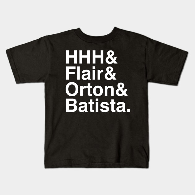 Evolution Helvetica Kids T-Shirt by Carl Cordes